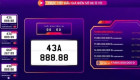 Đấu giá lại biển số 43A-888.88 với giá khởi điểm 500 triệu đồng