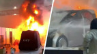 [VIDEO] Xe concept Trung Quốc bốc cháy dữ dội tại Triển lãm ô tô Quảng Châu 2023