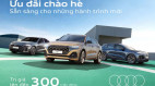 Audi Việt Nam tung deal xịn, ưu đãi lên đến 300 triệu đồng cho khách mua xe dịp hè 2026