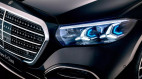 Mercedes-Benz S-Class 2026 sở hữu đèn Digital Light mới với 50.000 bóng LED, chiếu xa hơn 600 mét
