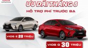 Toyota Việt Nam cùng hệ thống đại lý triển khai chương trình ưu đãi  lên đến 30 triệu đồng cho Vios
