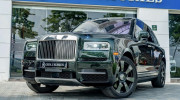 Rolls-Royce Cullinan màu xanh ngọc lục bảo “hàng siêu hiếm” xuất hiện tại Việt Nam