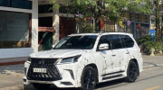 Bắt gặp Lexus LX570 Super Sport độ MBS với lớp “áo” gân đá Mable cực độc