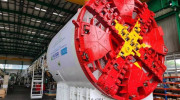 Robot đào hầm đầu tiên tuyến metro Nhổn- Ga Hà Nội đã về đến Việt Nam