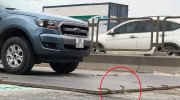 Thi công cẩu thả, việc thay thế gối cầu đường vành đai 3 trên cao phải tạm dừng