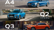 Audi Việt Nam ưu đãi lớn dành cho khách hàng mua các mẫu xe SUV, sedan và xe điện