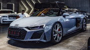 Cận cảnh siêu xe Audi R8 V10 Spyder RWD 2022 đầu tiên cập bến Việt Nam