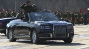 Aurus cắt mui trông không khác gì Rolls-Royce Phantom Drophead Coupe