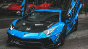 Sài Gòn: “Tóm gọn” Lamborghini Aventador độ Liberty Walk cực hầm hố