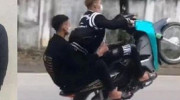 Hai thanh niên không đội mũ bảo hiểm, 