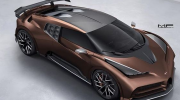 Bugatti Centodieci màu carbon đồng trông thực sự tuyệt vời !