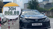 “Bàn tay vàng trong làng bấm biển” tại Hà Nội: Toyota Camry biển ngũ quý 8