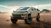 Chiêm ngưỡng chiếc Tesla Cybertruck bọc thép có thiết kế như bước ra từ phim viễn tưởng