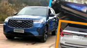 Ford Explorer 2023 bất ngờ lộ diện: Diện mạo mới mẻ, khoang cabin gây ấn tượng với màn hình khổng lồ