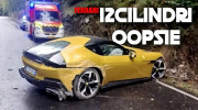 Siêu xe Ferrari 12Cilindri đầu tiên gặp tai nạn nghiêm trọng