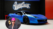 Justin Bieber bị Ferrari 