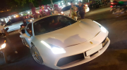Bắt gặp Ferrari 488 Spider trắng độc nhất Việt Nam của đại gia Bình Phước