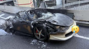 Ferrari 458 Spider bốc cháy chỉ sau một giờ nhận xe: Giấc mơ tốc độ hóa tro tàn