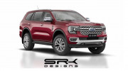 Ford Everest 2022 “hiện hình” qua bản dựng đồ họa, thiết kế đầu xe giống hệt Ranger