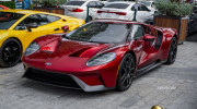 Chiêm ngưỡng siêu phẩm Ford GT màu đỏ Liquid Red với một chi tiết cực lạ