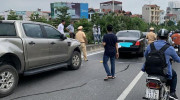 Đâm xe liên hoàn tại Hà Nội, xe Rolls-Royce Ghost bị 