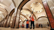 [ẢNH] Hệ thống tàu điện ngầm đẹp nhất thế giới Moscow Metro kỷ niệm sinh nhật lần thứ 84