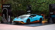 Lamborghini Huracan STO được trưng bày tại Bảo tàng Nghệ thuật Đương đại Miami