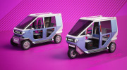 Hyundai giới thiệu xe tuk tuk chạy điện loại ba và bốn bánh