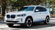 Xe điện BMW iX3 2021 lộ diện trước ngày ra mắt