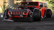 Thêm bodykit thân rộng, Jeep Wrangler trông như 