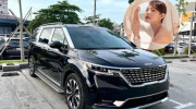 Ca sĩ Minh Hằng khép lại năm 2021 bằng việc tậu thêm Kia Carnival 2022