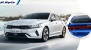 Kia K5 2022 “khoác” logo mới, bổ sung thêm một số tính năng trang bị tiêu chuẩn