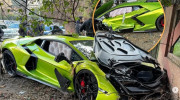 Siêu xe Lamborghini Revuelto giá hơn 40 tỷ VNĐ chuẩn bị bàn giao thì gặp tai nạn