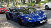 TP.HCM: Bắt gặp Lamborghini Aventador LP750-4 SV Coupe độc nhất Việt Nam dạo phố chơi tết