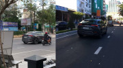 Lamborghini Urus màu xám của đại gia Nha Trang ra biển trắng