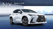 Trái ngược với vẻ dữ dằn từ TRD, Lexus NX 2022 trông thanh lịch hơn nhờ gói phụ kiện Modellista