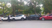 Vụ tông xe dây chuyền ở Nghệ An: Chiếc Mazda3 là 