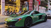 Chạm mặt McLaren 650S Spider của ông xã Diệp Lâm Anh trên đường phố Sài Thành