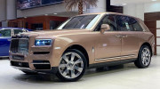Ngắm Rolls-Royce Cullinan nổi bật với ngoại thất Petra Gold và nội thất Moccasin