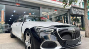 Ngắm xe sang Mercedes-Maybach S580 2021 đẹp long lanh bên Campuchia