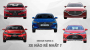 Phân khúc sedan hạng C tháng 10: Giá bình ổn, ít biến động