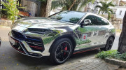 Lamborghini Urus dán crôm bóng loáng của Minh Nhựa thu hút mọi ánh nhìn