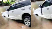 Toyota Fortuner lao xuống sông vì đi theo…“chị” Google Maps