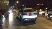 Hà Nội: Tai nạn liên hoàn giữa đêm khuya - Xe 