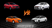 So sánh Nissan Almera, Honda City, Toyota Vios và Mitsubishi Attrage: 