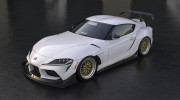 Toyota Supra 2020 độ thân rộng kèm cánh gió khổng lồ để trình diễn tại SEMA 2019