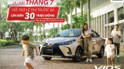 Toyota Việt Nam cùng hệ thống đại lý triển khai chương trình ưu đãi lên đến 30 triệu đồng cho Vios