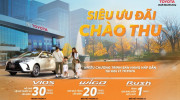 Toyota ưu đãi lên đến 20 triệu VNĐ cho khách hàng khi mua Wigo phiên bản mới