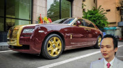 Chiếc Rolls-Royce Ghost mạ vàng hạ giá khởi điểm còn 9,4 tỷ sau 2 lần đấu giá thất bại