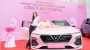 Ca sĩ Hồ Ngọc Hà mạnh tay tậu đủ bộ sưu tập 3 xe VinFast